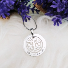 Personalized Life Tree Necklace