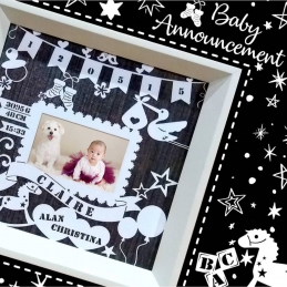 Baby Announcement Frame