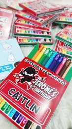 Mini Erasable Color Pencil - Set of 12