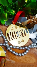 Christmas Acrylic Ornament - Set of 5