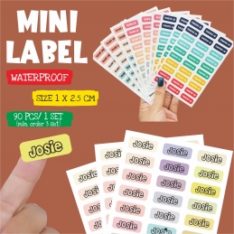 Mini Label - Set of 3
