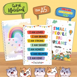 Spiral Notebook Children's Day - Set of 3