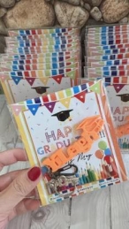 3D Bagcharm Graduation Theme - Set of 6