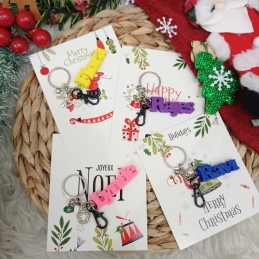 Christmas 3D Bagcharm - Set of 6